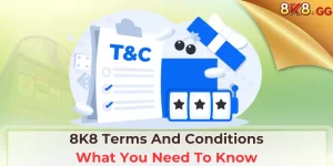 8K8 Terms And Conditions: What You Need To Know