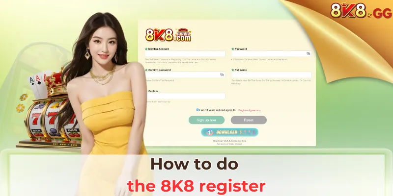 How to do the 8K8 Register