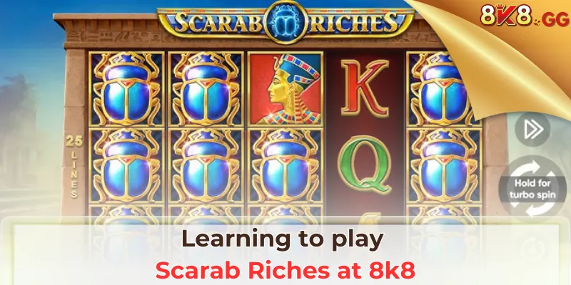 Learning to play Scarab Riches at 8k8