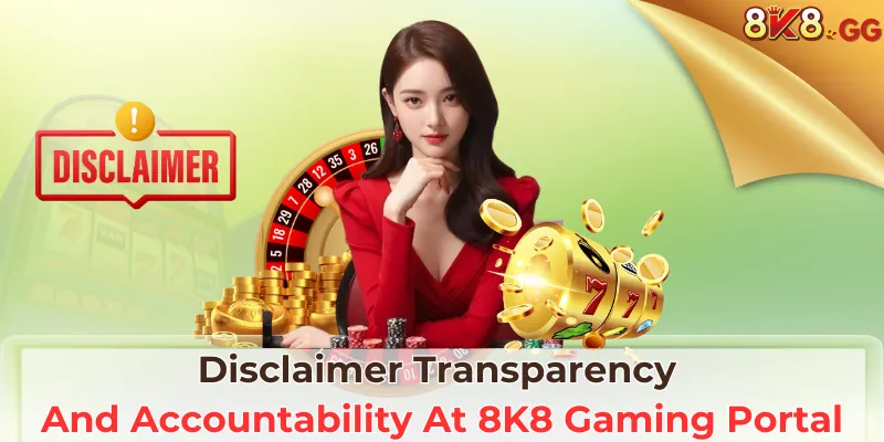 Disclaimer Transparency And Accountability At 8K8 Gaming Portal