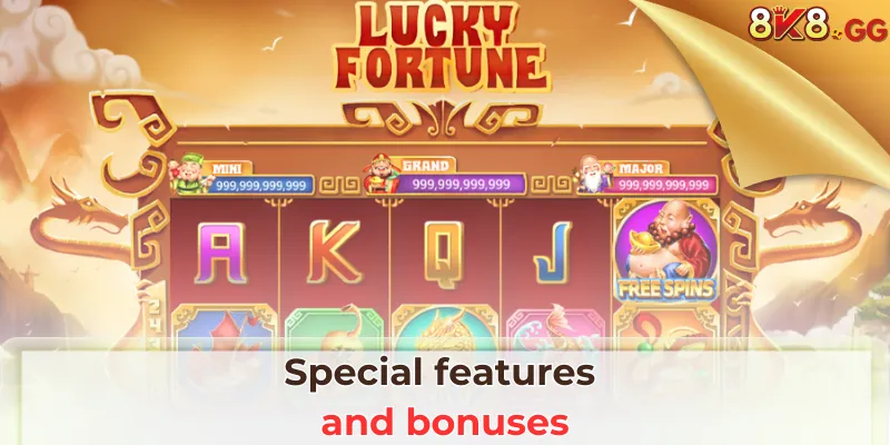 Special features and bonuses