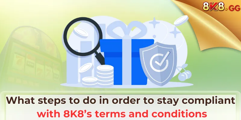 8K8 Terms And Conditions: What You Need To Know 4 What steps to do in order to stay compliant with 8K8’s terms and conditions