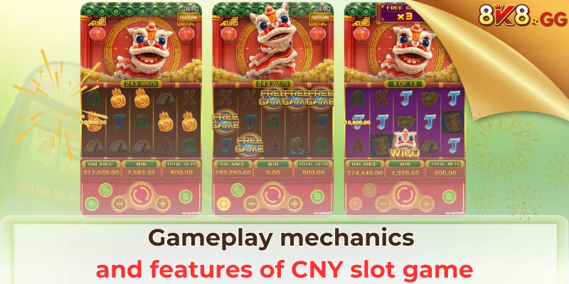 Gameplay mechanics and features of CNY slot game